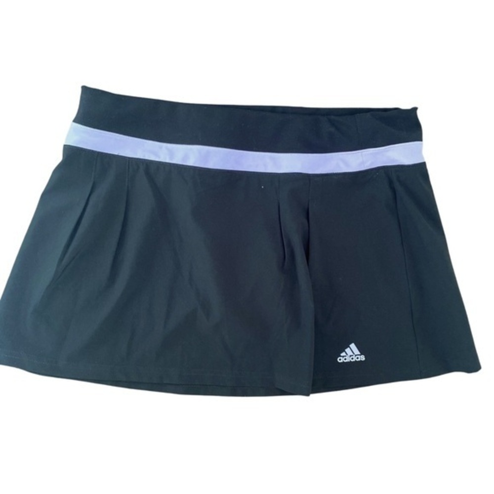 Adidas Climilite Skort - M black , purple stripe , polyester